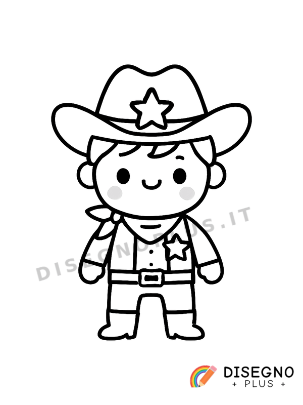 Disegno Sceriffo da colorare