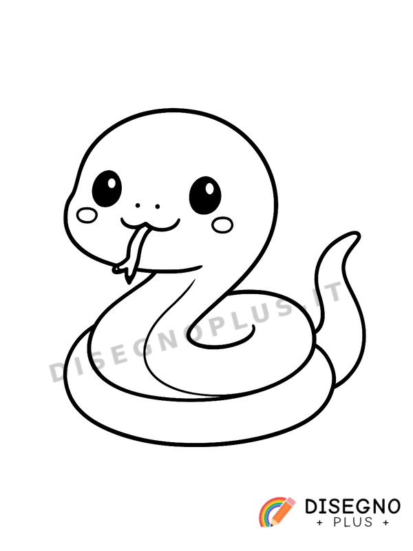 Disegno Serpente da colorare