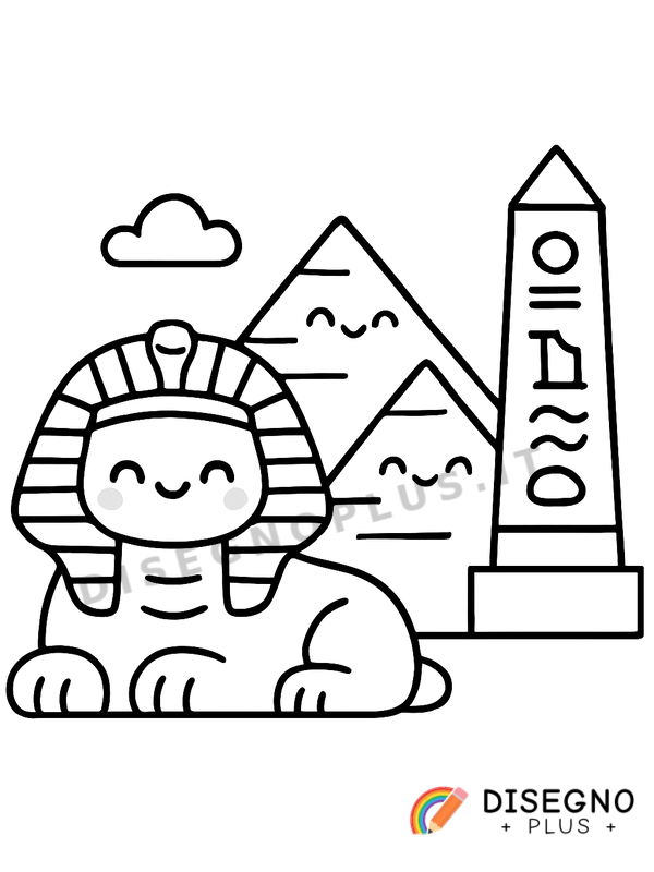 Disegno Simbolo egizio da colorare