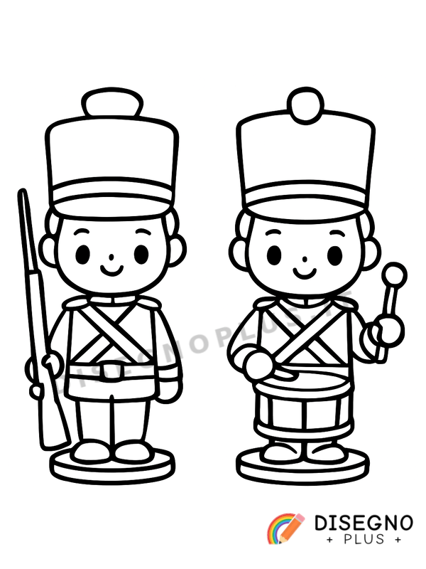 Disegno Soldatini giocattolo da colorare