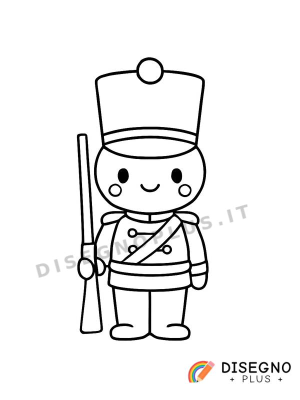 Disegno Soldatino da colorare