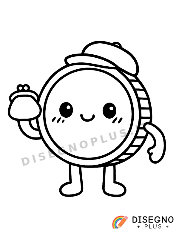 Disegno Soldo da colorare