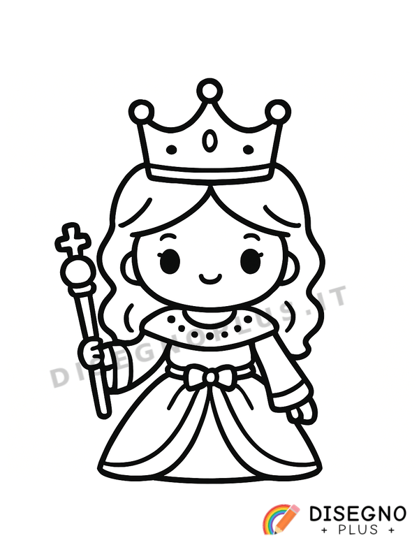 Disegno Sovrana da colorare