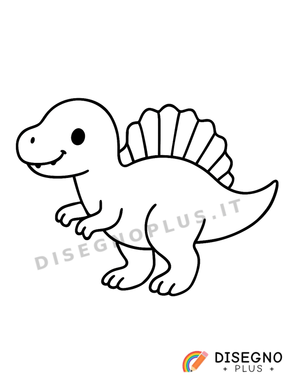 Disegno Spinosauro da colorare