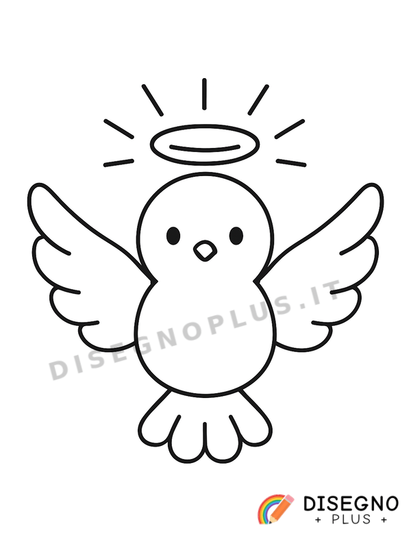 Disegno Spirito Santo da colorare