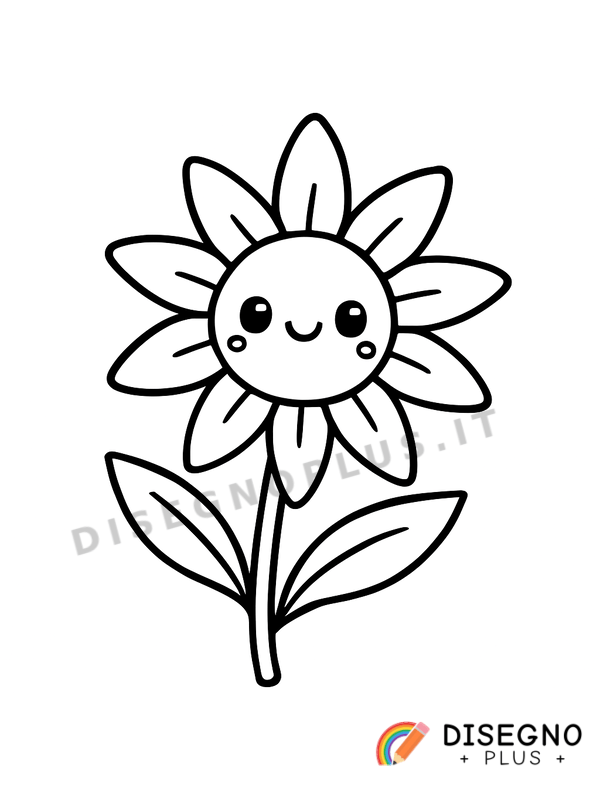 Disegno Stella alpina da colorare