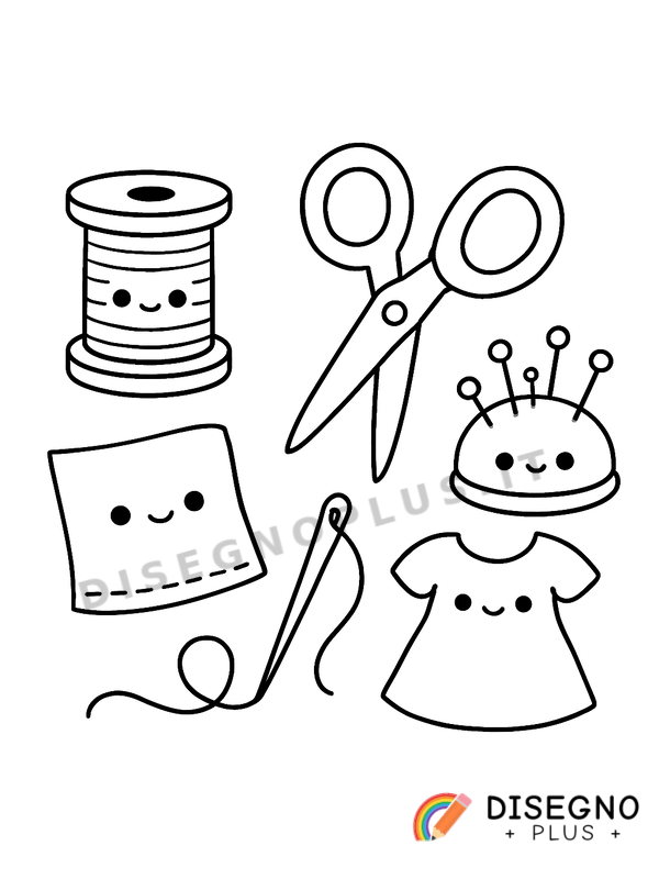 Disegno Stoffa da colorare