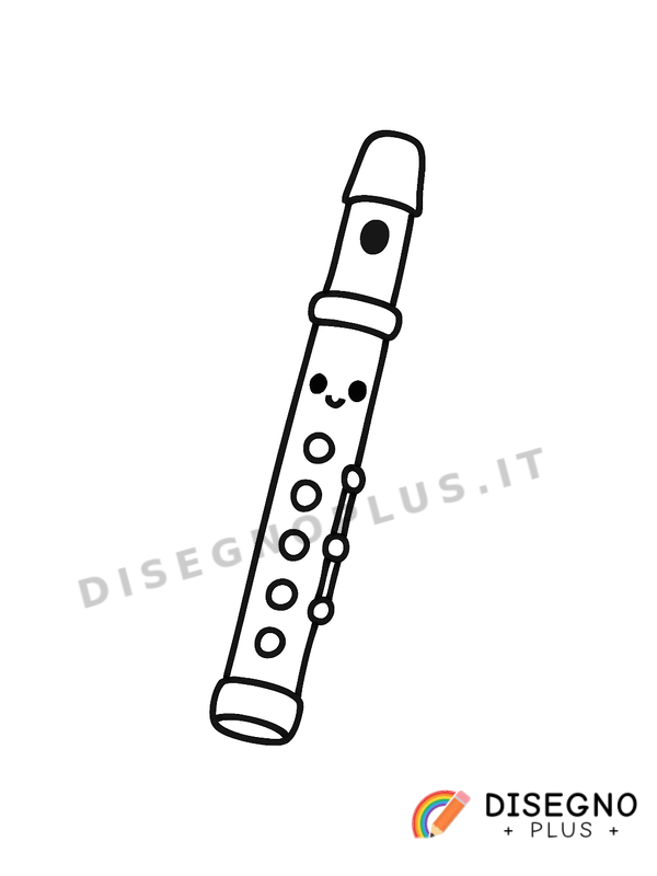 Disegno Strumento a fiato da colorare
