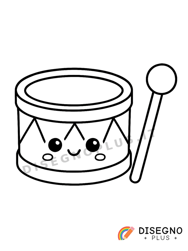 Disegno Strumento a percussione da colorare