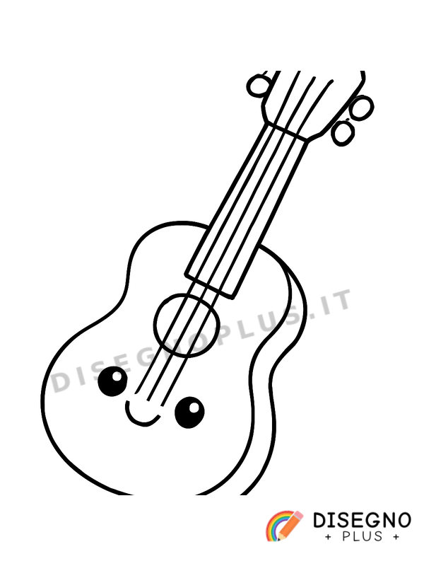 Disegno Strumento musicale da colorare