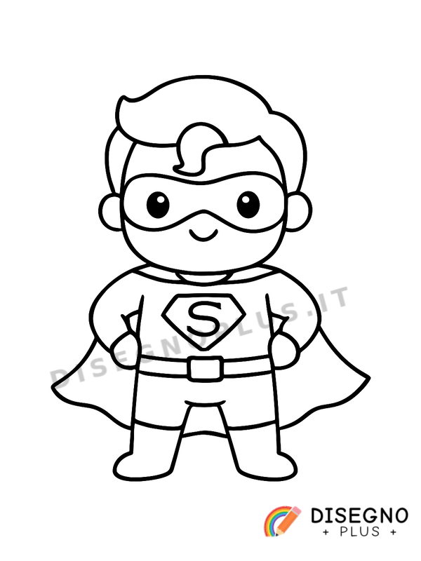 Disegno Supereroe da colorare