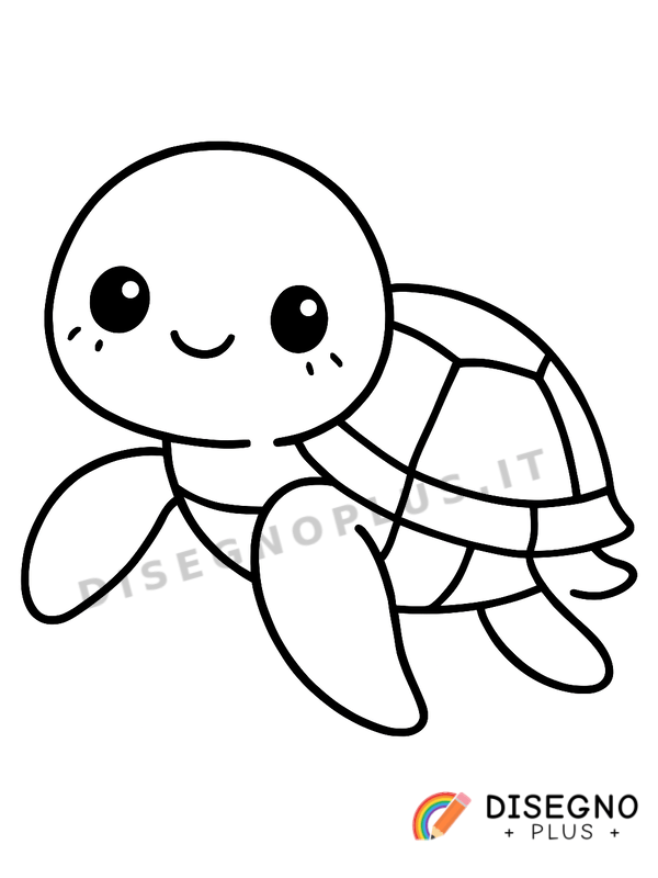 Disegno Tartaruga marina da colorare