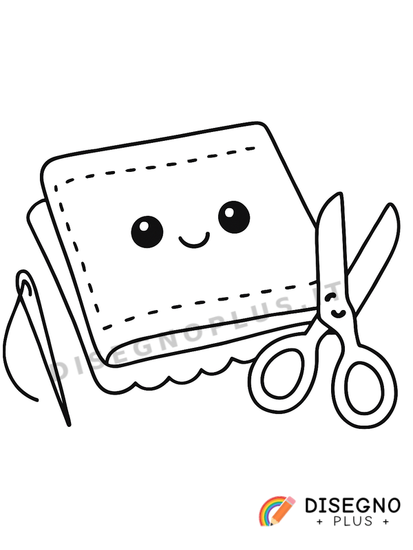 Disegno Tessuto morbido con motivi floreali   da stampare e colorare