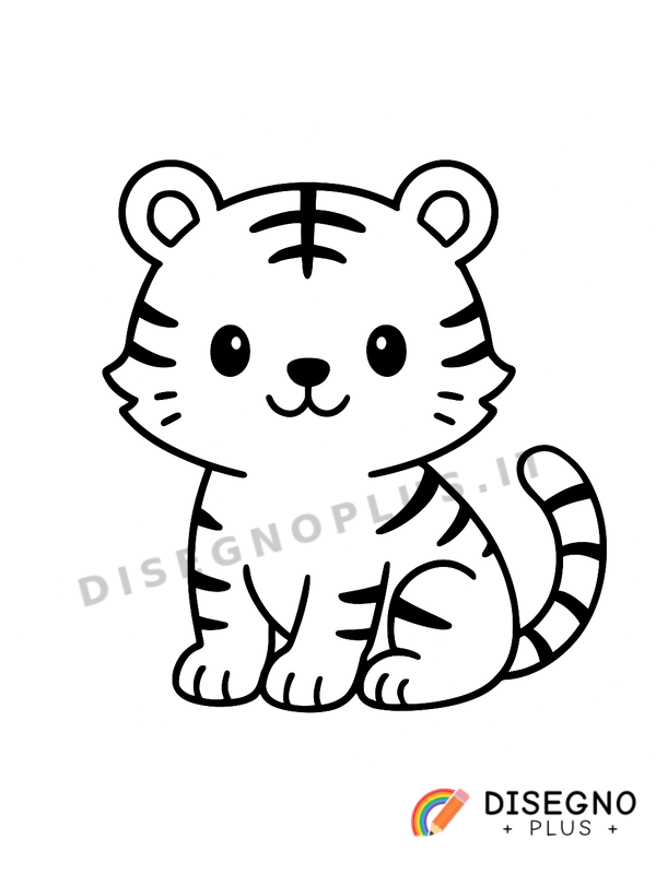 Disegno Tigre da colorare