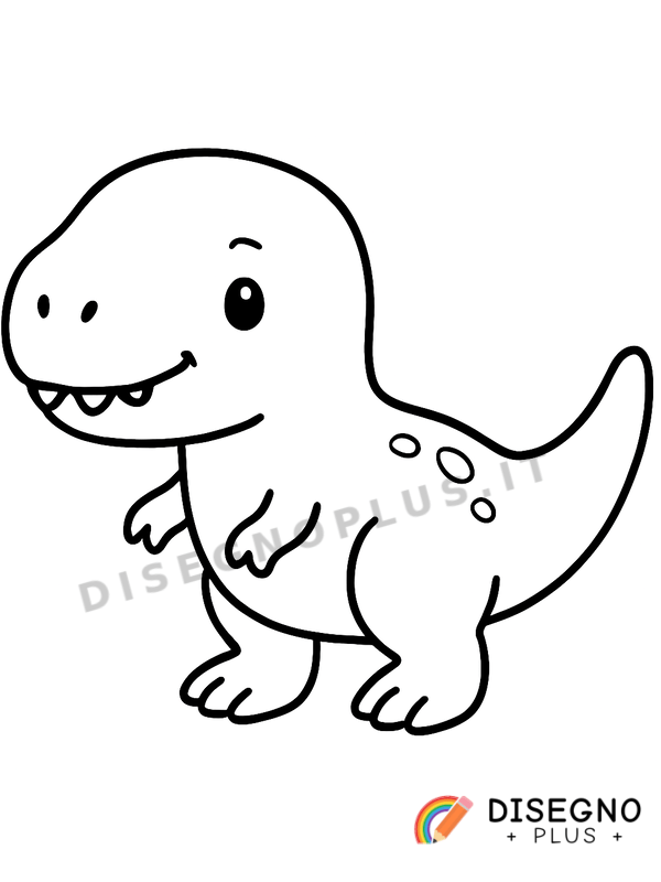 Disegno Tirannosauro Rex da colorare