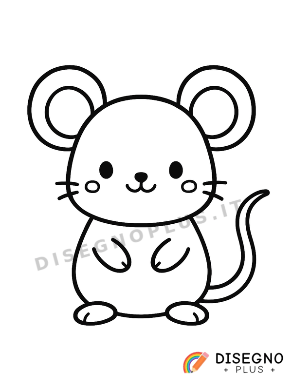 Disegno Topo da colorare