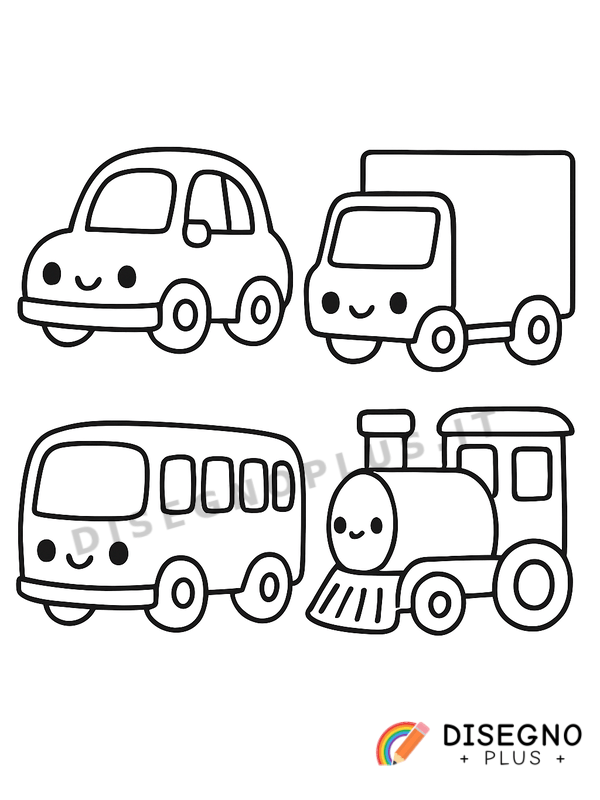 Disegno Trasporto da colorare