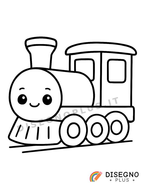 Disegno Treno da colorare