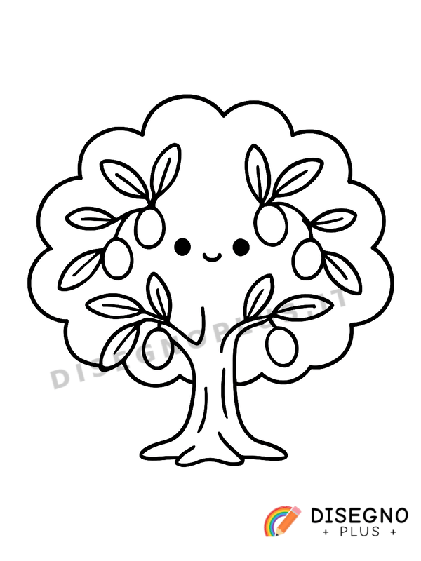 Disegno Ulivo da colorare