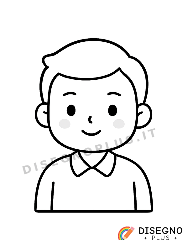 Disegno Uomo da colorare