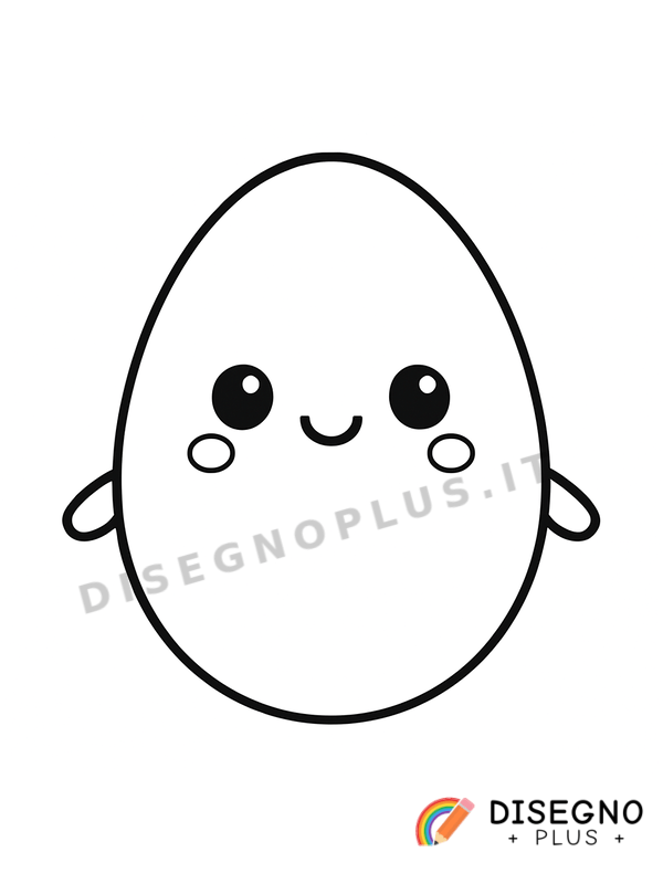 Disegno Uovo da colorare