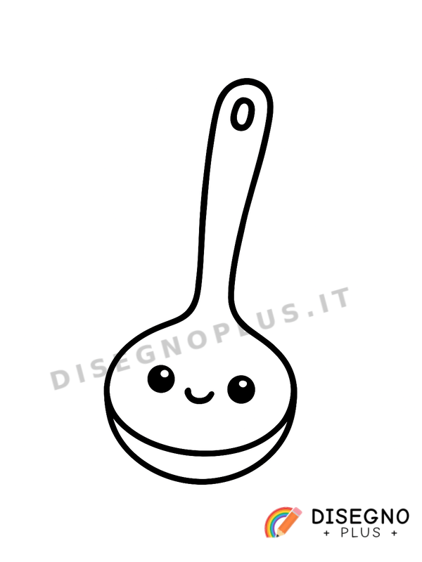 Disegno Utensile cucina per mescolare   da stampare e colorare