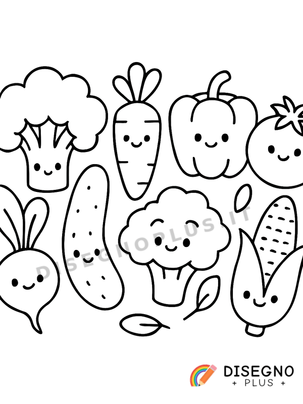 Disegno Vegetale da colorare