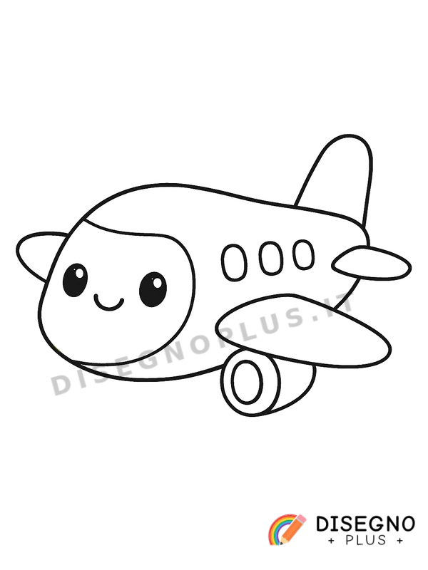 Disegno Velivolo da colorare
