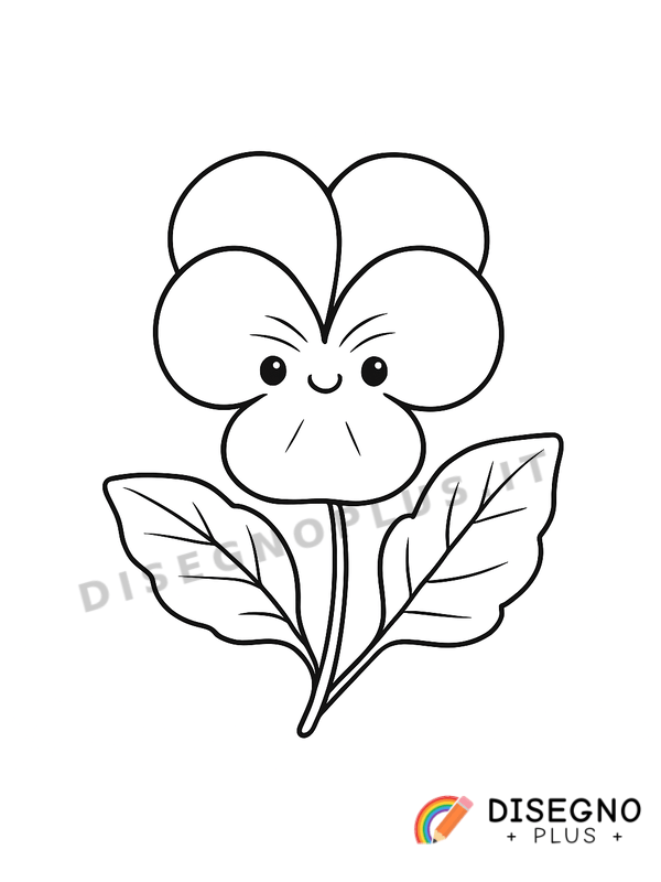 Disegno Viola da colorare