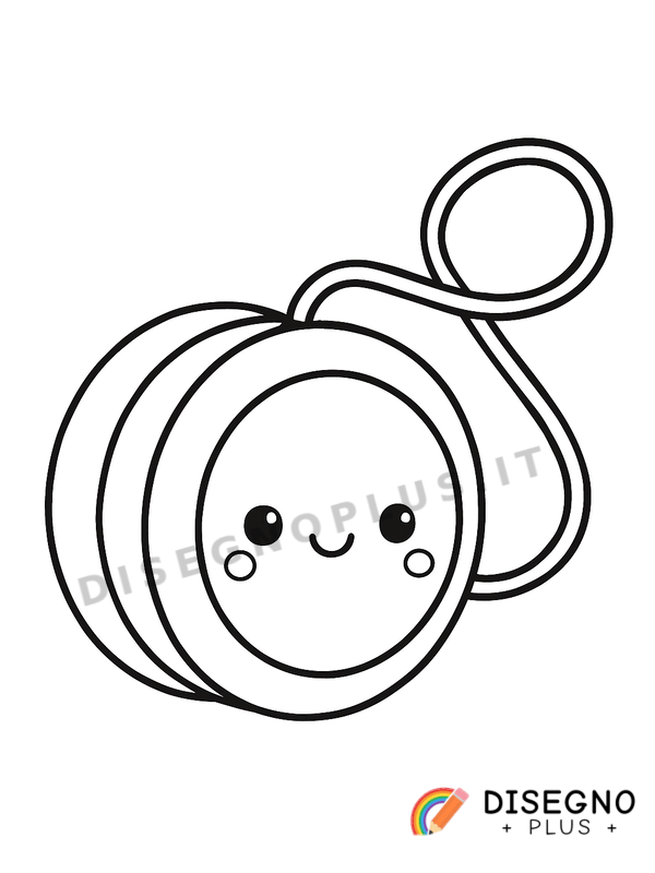 Disegno Yo yo da colorare